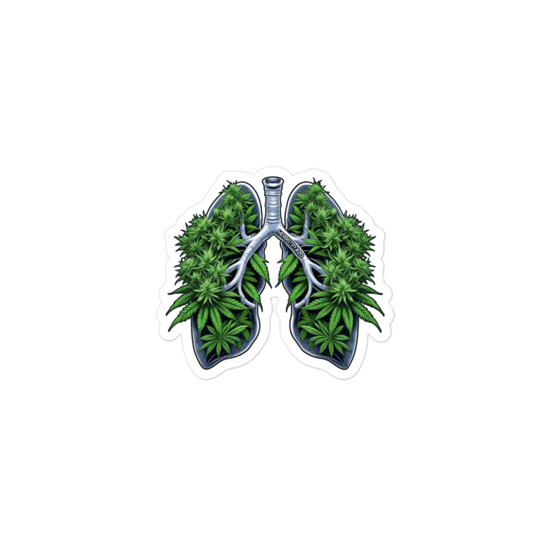 Weed Lungs – Bubble-free stickers