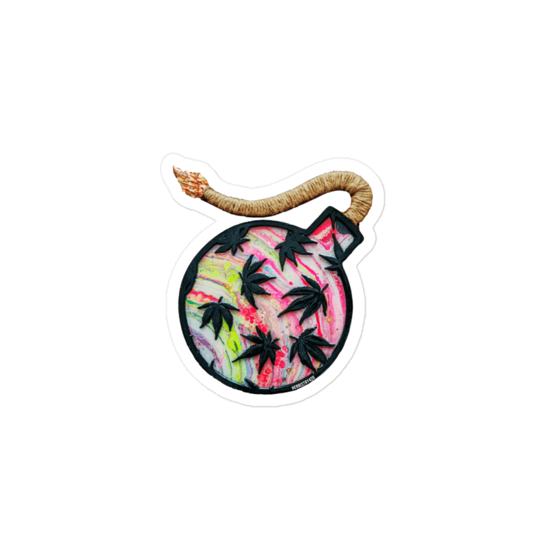 Red Bomb – Bubble-free stickers