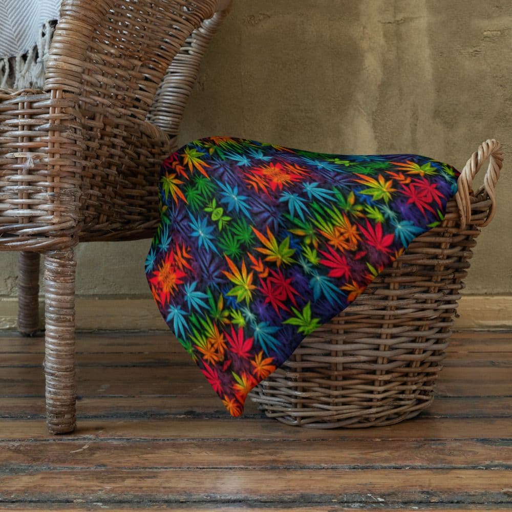 Colorful Leaves – Throw Blanket