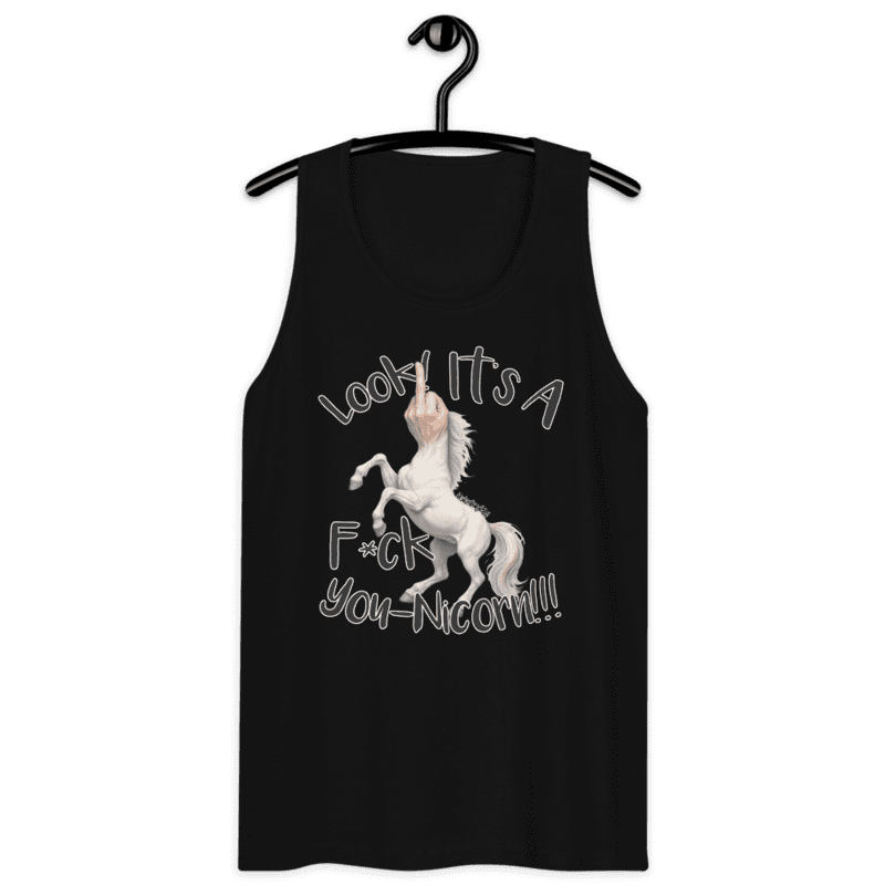 F•ck Unicorn – Men’s premium tank top